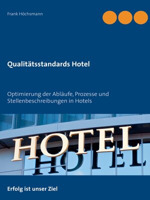 cover image of Qualitätsstandards Hotel